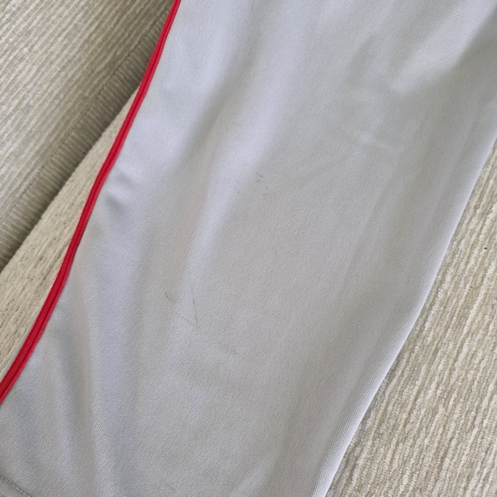 NIKE Baseball Men's Gray Pants with Red Accents Size M - Picture 4 of 12